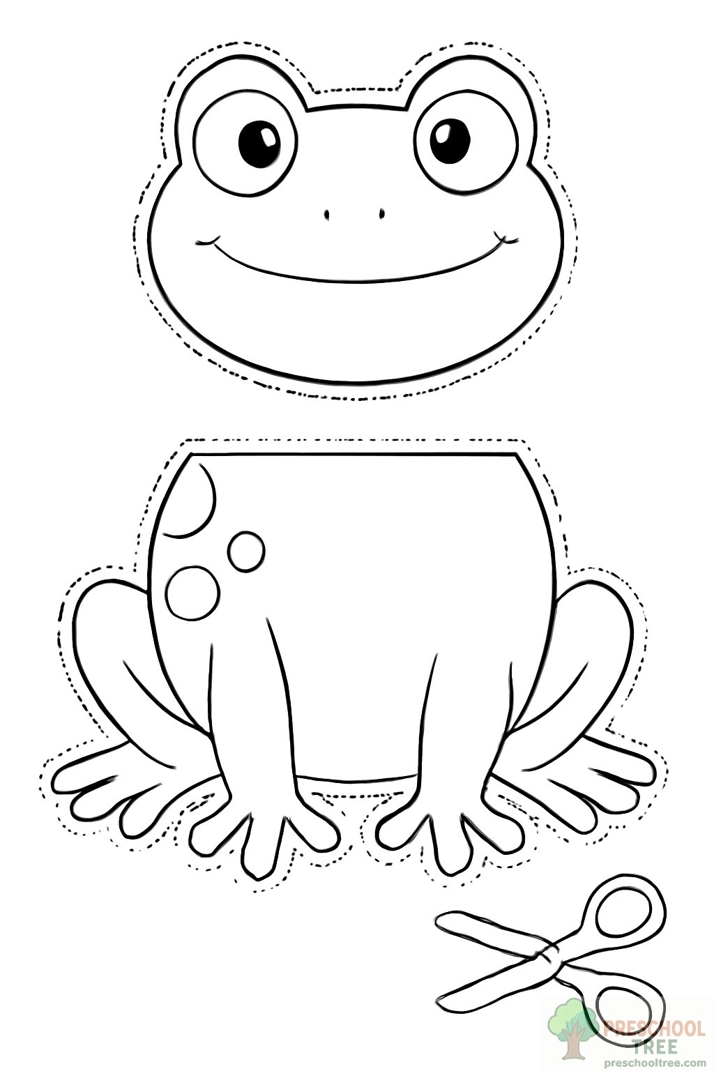 Frog Craft Activity İmages Printable Free