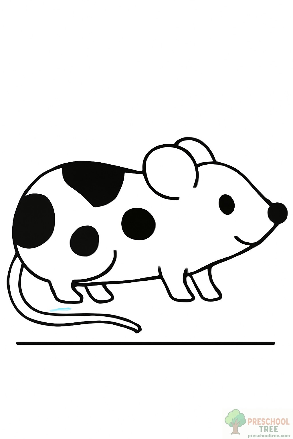 Mouse Art Activity Crafts Printable Free Preschoolers