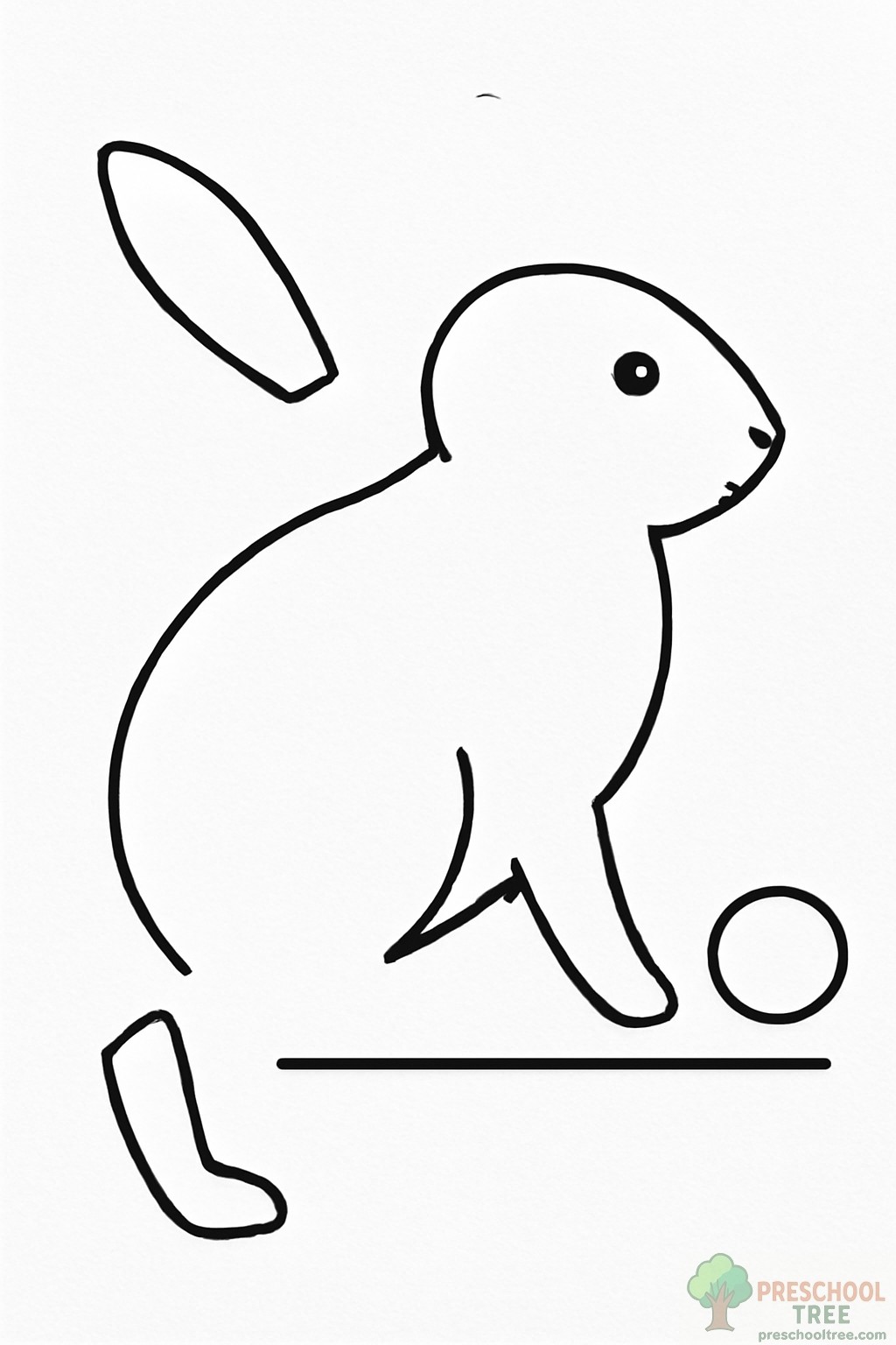 Rabbit Art Activity Preschoolers Crafts Free
