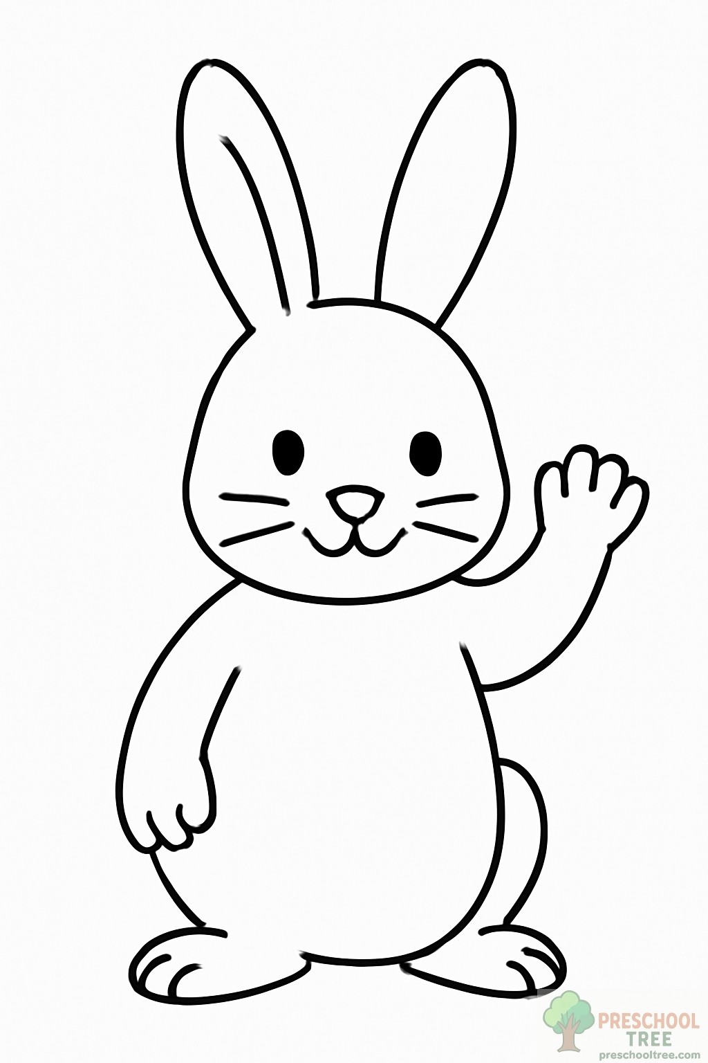 Rabbit Art Activity Preschoolers Crafts