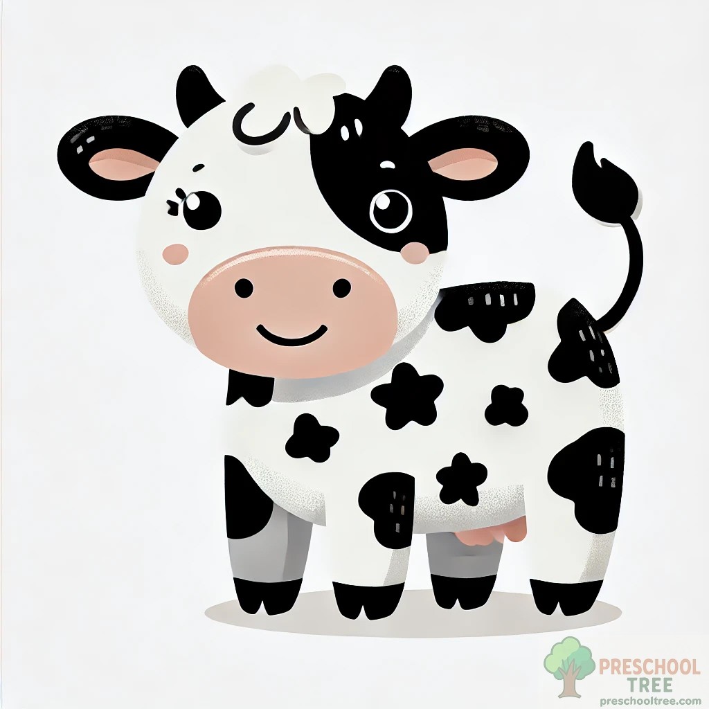cow craft activity printable