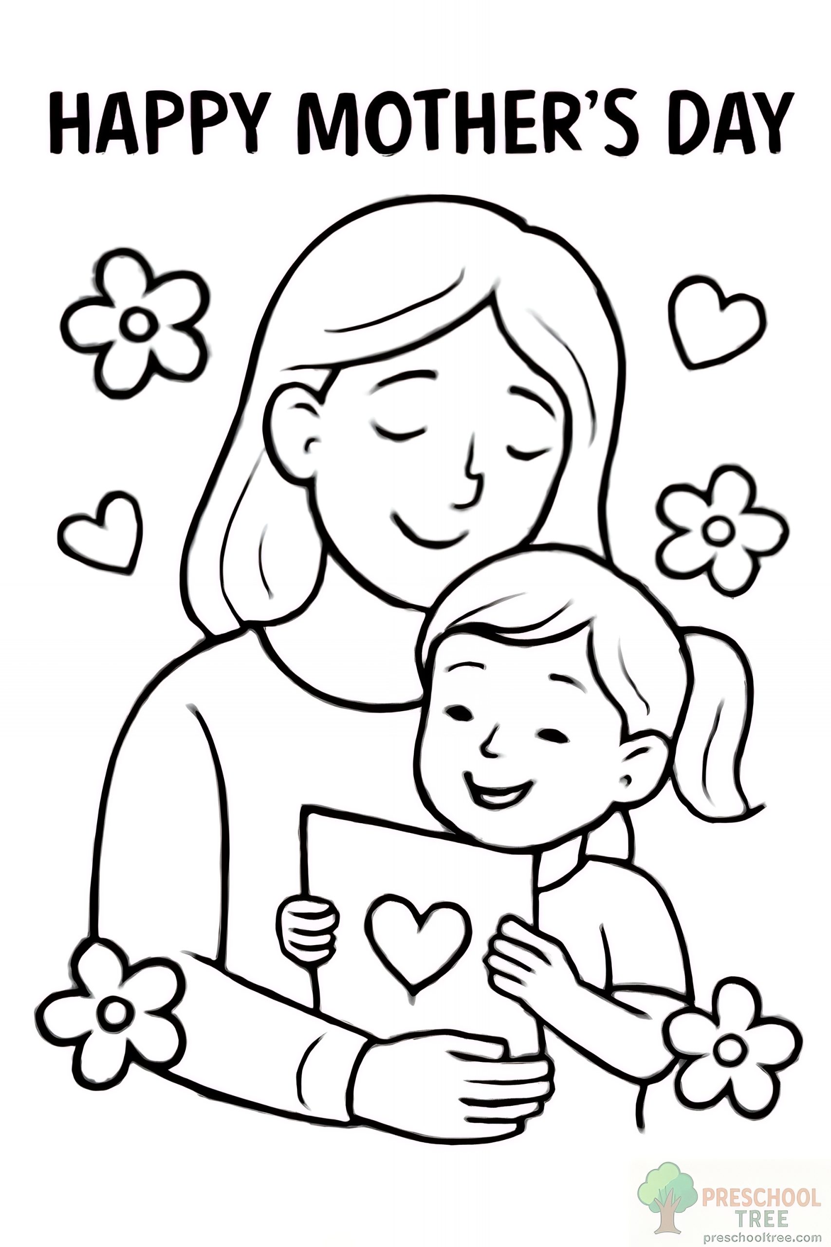 crafts for mother's day for preschoolers printable free